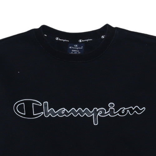 Mens UK Size S Champion Black Pullover Sweatshirt