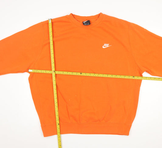 Womens UK Size XL Nike Orange Pullover Sweatshirt