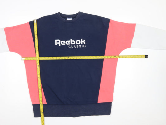 Womens UK Size XS Reebok Multicoloured Pullover Sweatshirt