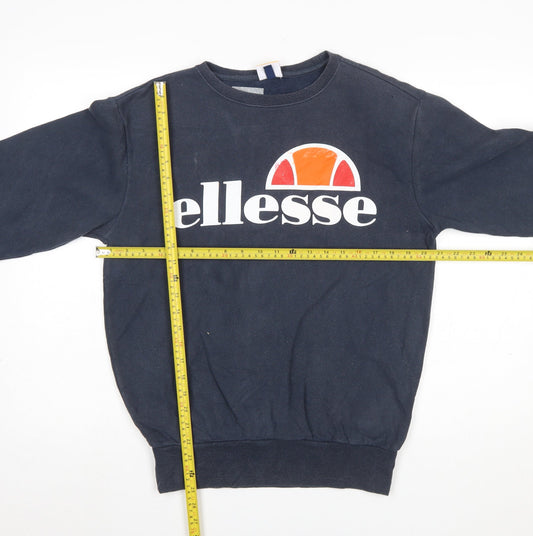 Mens UK Size S ellesse Blue Pullover Sweatshirt