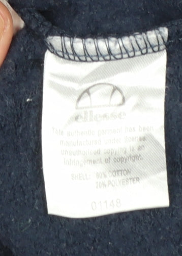 Mens UK Size S ellesse Blue Pullover Sweatshirt