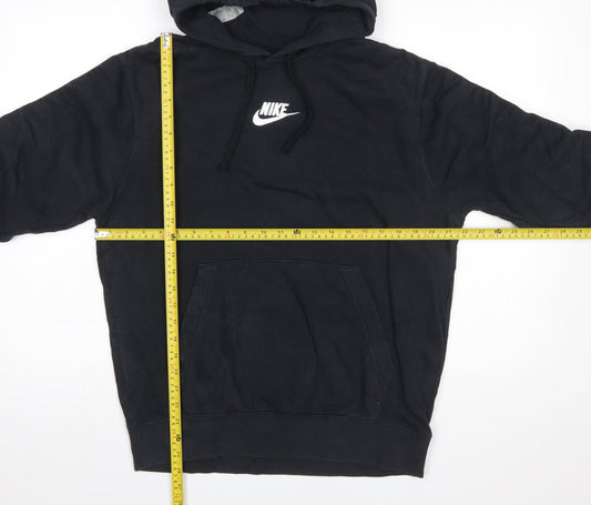 Mens UK Size M Nike Black Pullover Hoodie