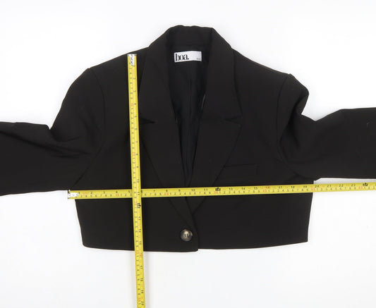 Womens UK Size M Boa Regular Black Blazer