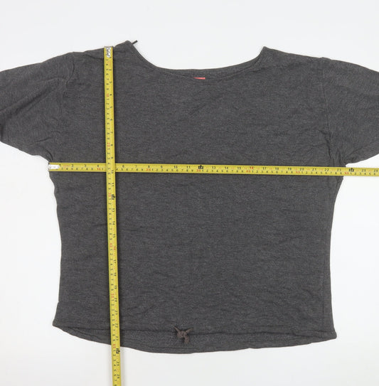 Womens UK Size S NEXT Grey Basic T-Shirt