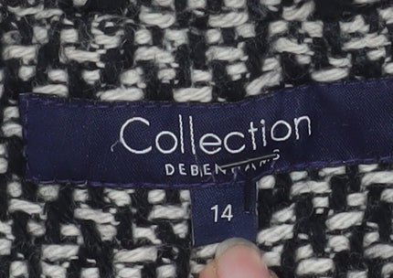 Womens UK Size 14 Debenhams Regular Black Blazer