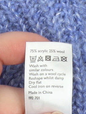 Womens UK Size M AND/OR Blue Pullover Jumper