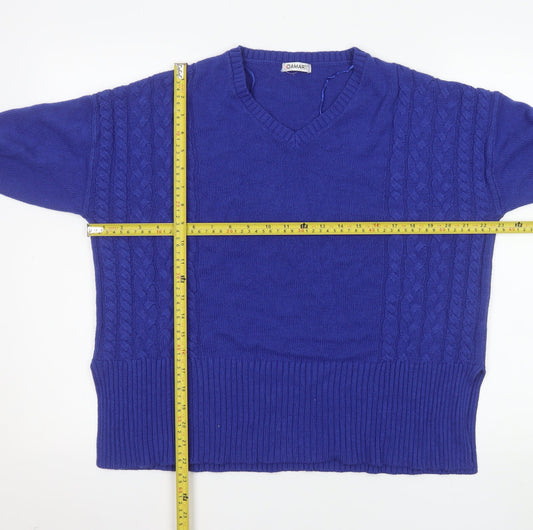 Womens UK Size M Damart Blue Pullover Jumper