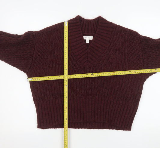 Womens UK Size M Marks and Spencer Brown Pullover Jumper