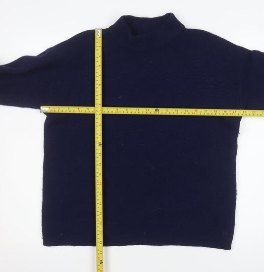 Womens UK Size 12 Crew Clothing Company Blue Pullover Jumper
