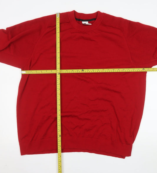 Mens UK Size 2XL Nike Red Pullover Jumper