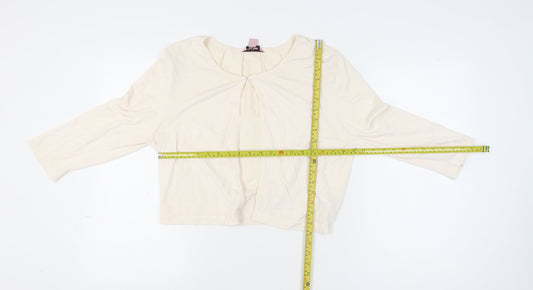 Womens UK Size 18 Phase Eight Ivory Cardigan Jumper