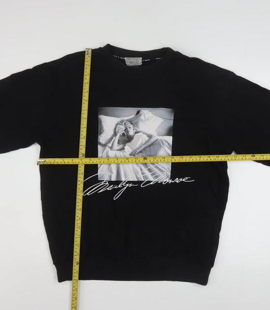 Womens UK Size 8 Miss Sixty Black Pullover Sweatshirt