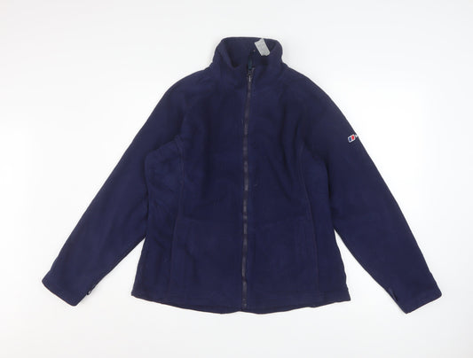 Womens UK Size 14 Berghaus Blue Hiking Walking Outdoor Gym & Training Jacket