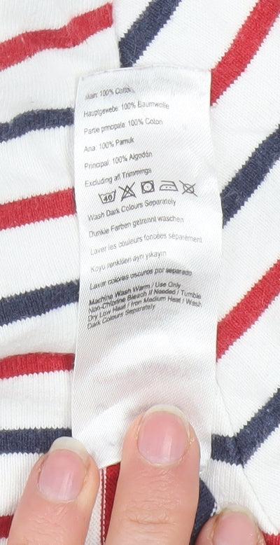 Womens UK Size 10 Joules Multicoloured Basic T-Shirt