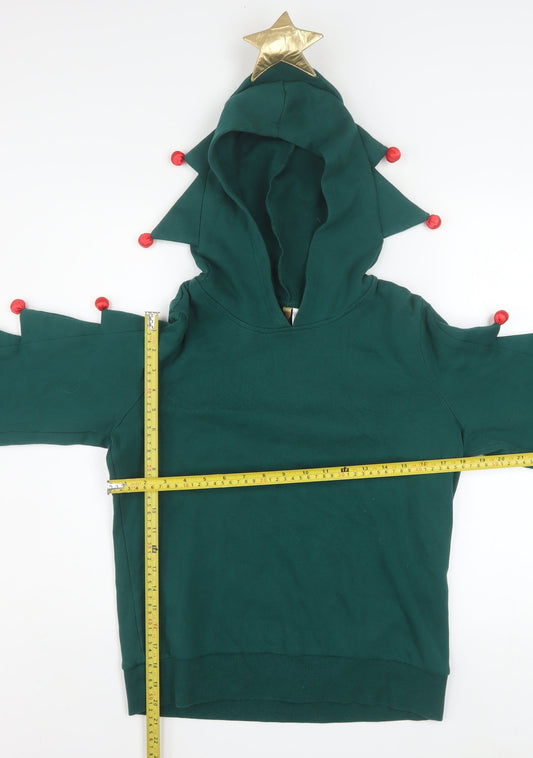 Womens UK Size S H&M Green Pullover Hoodie