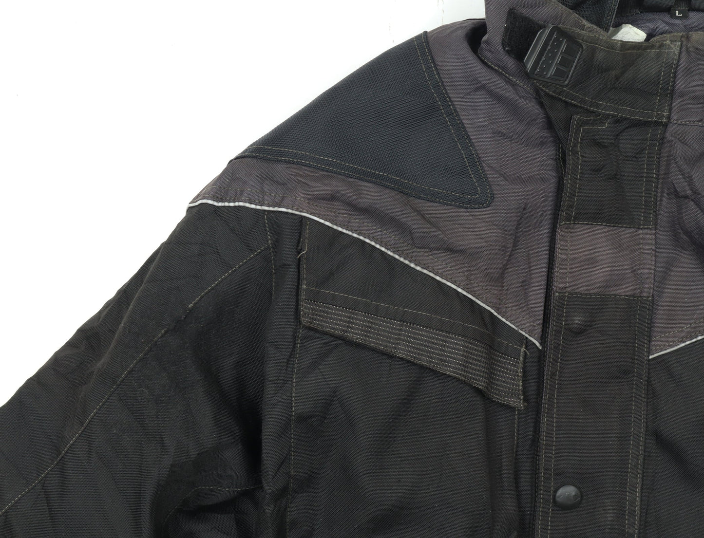 Mens UK Size L DG Black Motorcycle Jacket