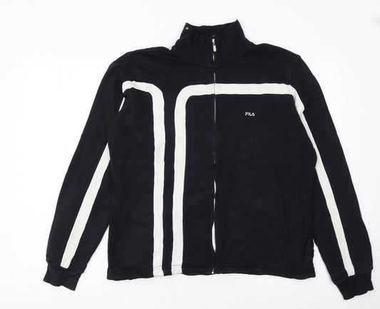 Womens UK Size XL FILA Black Running & JoggingGym & TrainingCasual Jacket