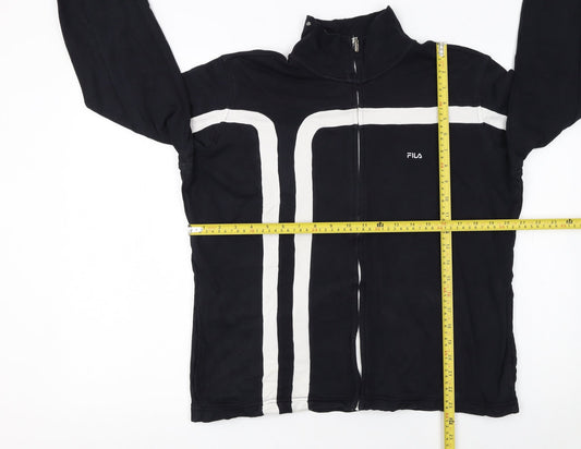 Womens UK Size XL FILA Black Running & JoggingGym & TrainingCasual Jacket