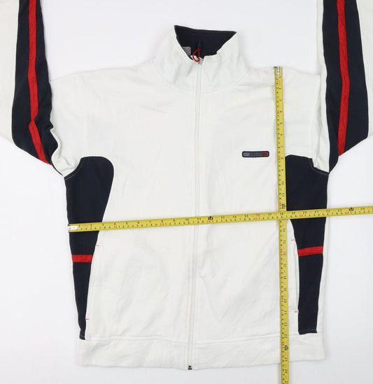 Mens UK Size L Reebok White Gym & Training Running & Jogging Jacket