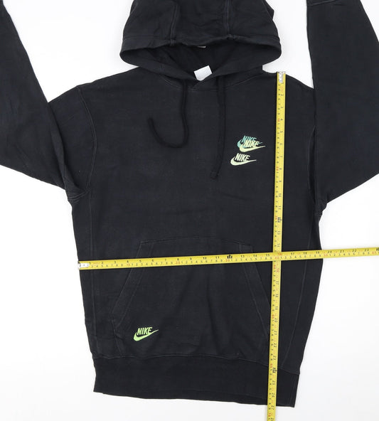 Womens UK Size XS Nike Black Pullover Hoodie