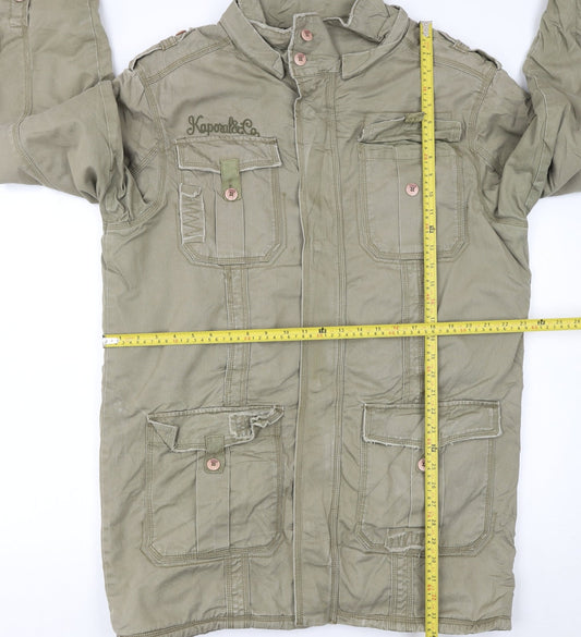 Mens UK Size 2XL Kaporal Green Military Jacket