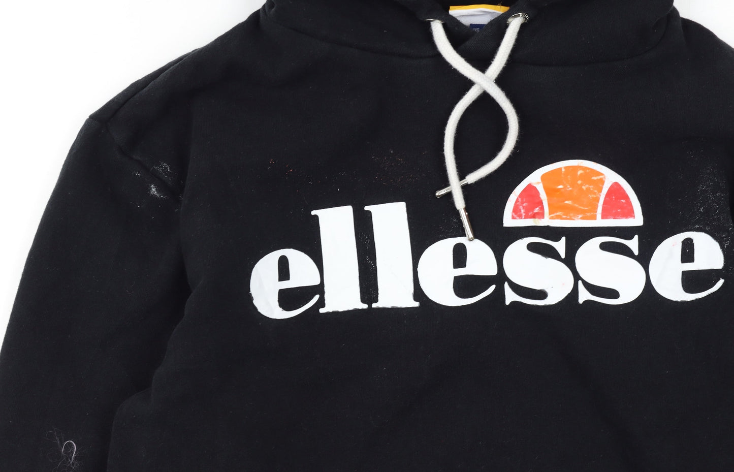 Mens UK Size S ellesse Black Pullover Hoodie