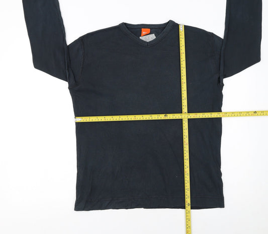 Mens UK Size S HUGO BOSS Black T-Shirt