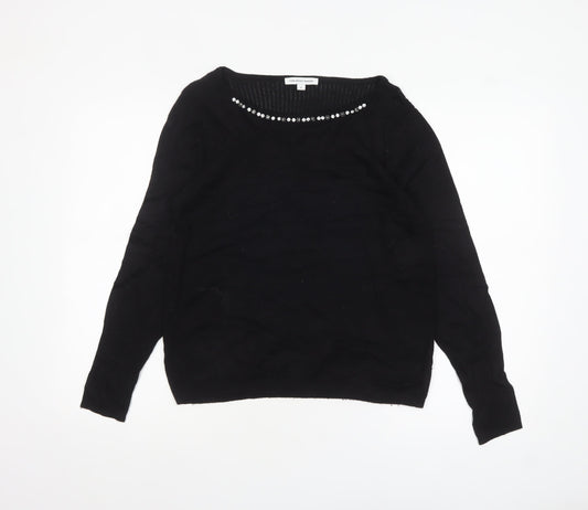 Womens UK Size M Fenn Wright Manson Black Pullover Jumper