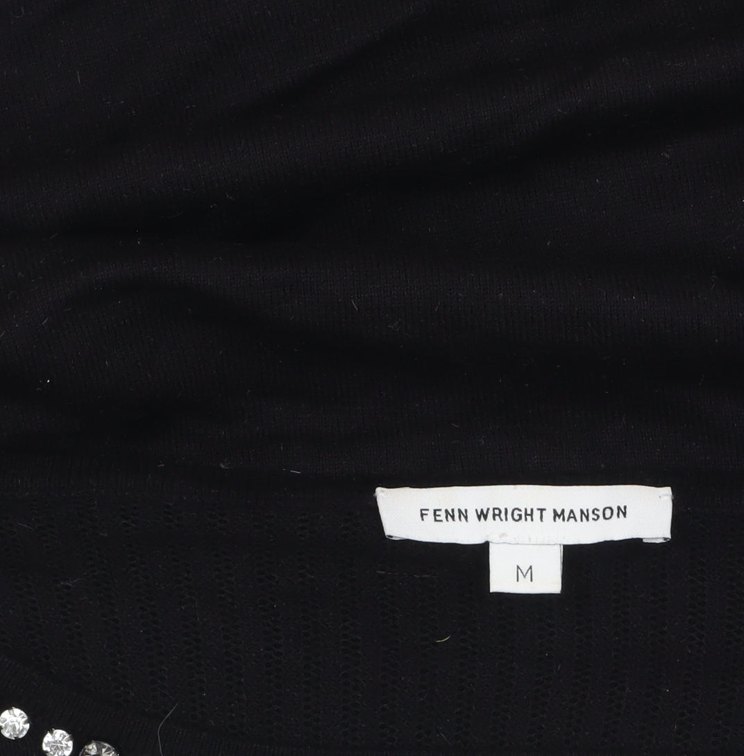 Womens UK Size M Fenn Wright Manson Black Pullover Jumper