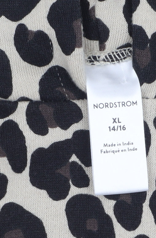 Womens UK Size XL Nordstrom Beige Pullover Hoodie