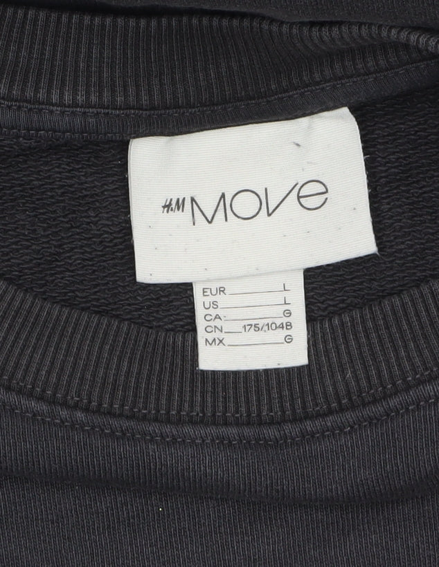Womens UK Size 14 H&M Move Black Pullover Sweatshirt
