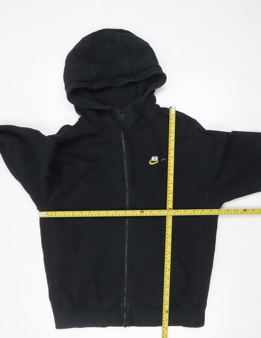 Mens UK Size S Nike Black Full Zip Hoodie