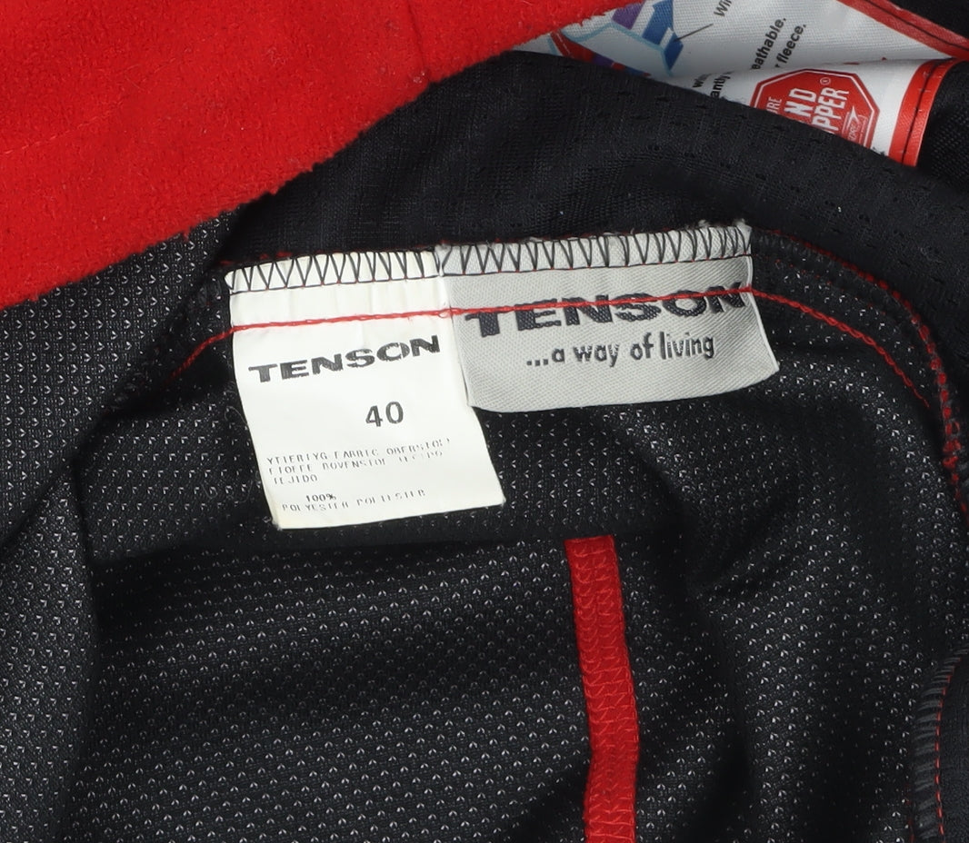 Tenson Women's Red Fleece Full Zip Jacket Size 12