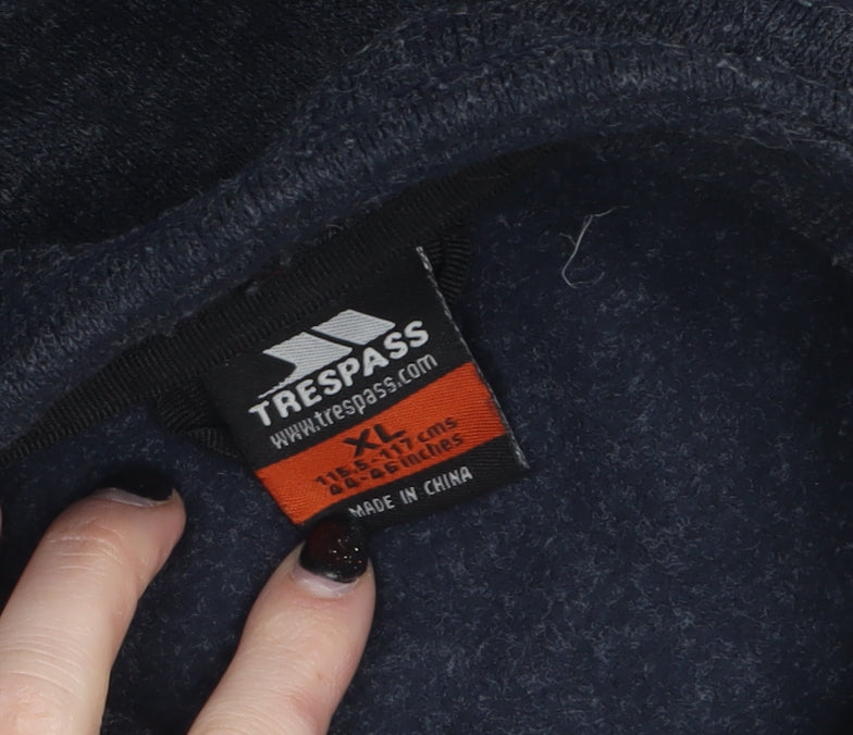 Trespass Men’s Blue Fleece Bodywarmer XL Outdoor Zip Waistcoat