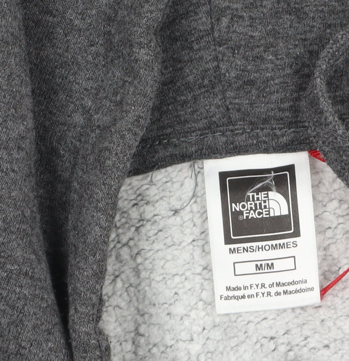 Mens UK Size M The North Face Grey Full Zip Hoodie