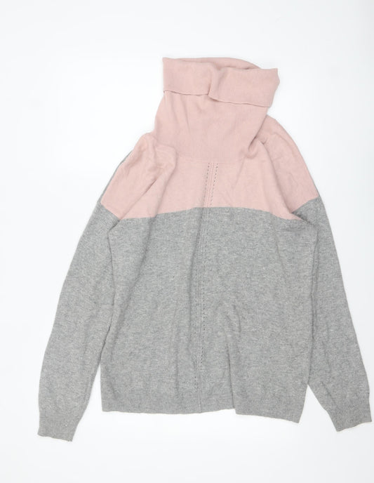 Womens UK Size L Gallery Grey Pullover Jumper