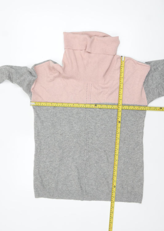 Womens UK Size L Gallery Grey Pullover Jumper