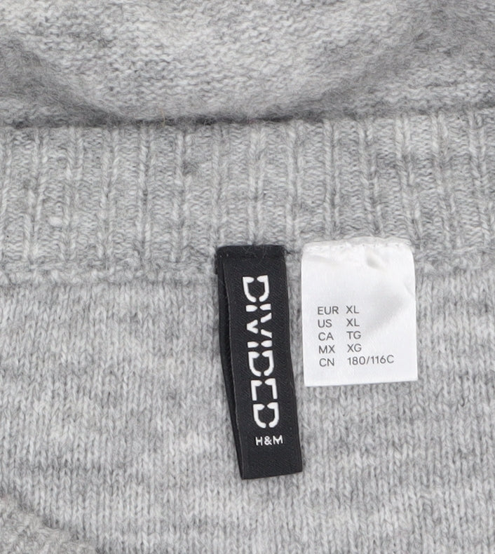 Womens UK Size 14 H&M Grey Pullover Jumper
