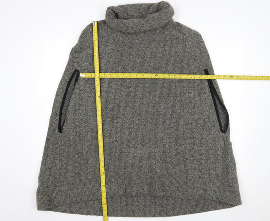 Womens UK Size 14 NEXT Grey Cape Jumper