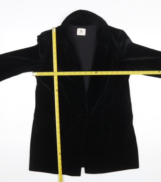 Womens UK Size 10 TU Regular Black Blazer