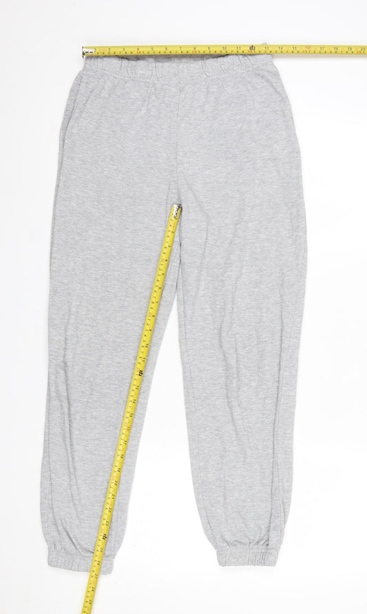 Womens UK Size S H&M Regular Fit Jogger Grey Trousers