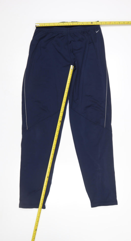Nike Women’s Blue Dri-Fit Jogger Trousers Size L 14/16