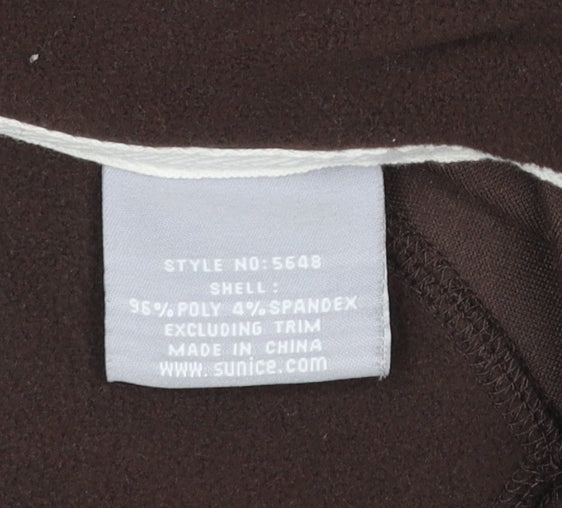 Womens UK Size M Sunice Brown Pullover Sweatshirt