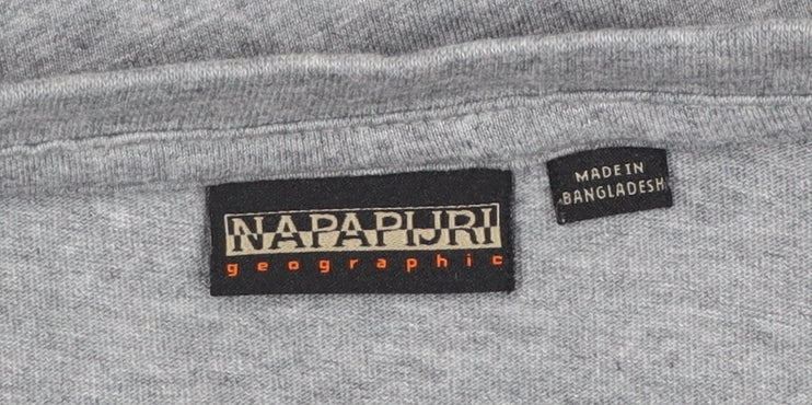Mens UK Size M Napapijri Grey T-Shirt