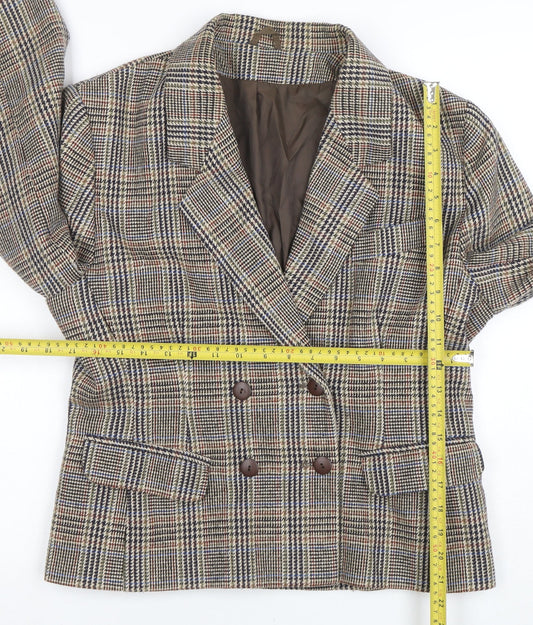 Womens UK Size 14 C&A Regular Brown Blazer