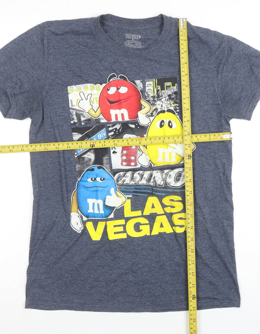 Mens UK Size S M&M's Blue T-Shirt