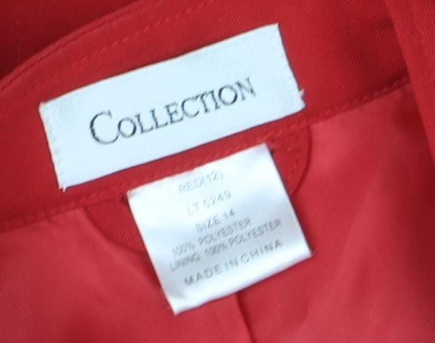Womens UK Size 14 Marks and Spencer Regular Red Blazer