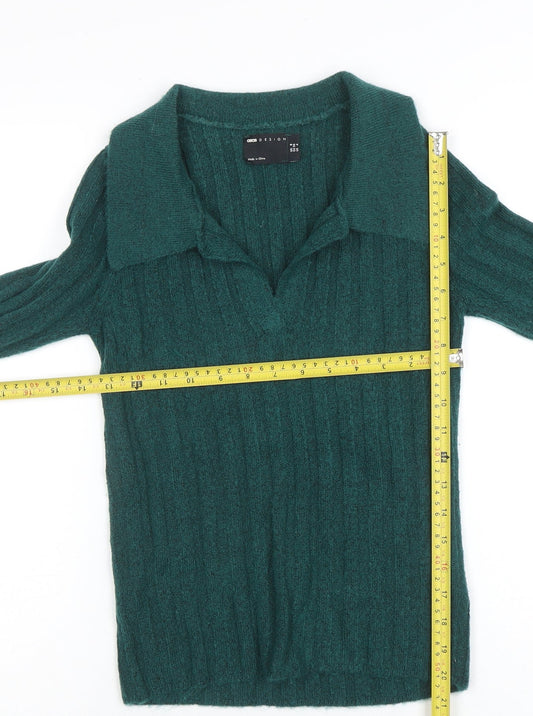 Womens UK Size 8 ASOS Green Pullover Jumper