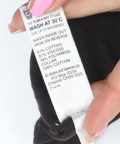 Mens UK Size M Marks and Spencer Cotton Blend Polo Shirt