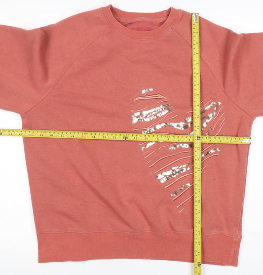 Womens UK Size L NEXT Pink Pullover Sweatshirt